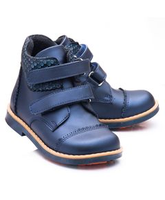 Ботинки для девочек Theo Leo темно-синего цвета, Цвет: т.синій, Размер: 18