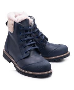 Зимові черевики для Theo Leo темно-синього кольору, Колір: т.синій, Розмір: 26