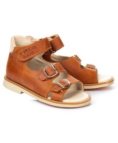 Босоніжки для хлопчиків Theo Leo коричневого кольору, Колір: коричневий, Розмір: 23