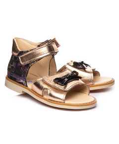 Босоніжки для дівчаток Theo Leo золотого кольору, Колір: золотий, Розмір: 26