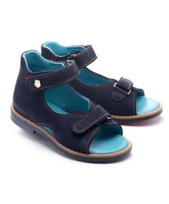 Босоніжки для хлопчиків Theo Leo темно-синього кольору, Колір: т.синій, Розмір: 25