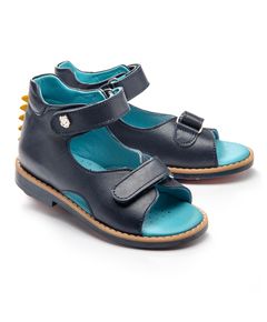 Босоніжки для хлопчиків Theo Leo темно-синього кольору, Колір: т.синій, Розмір: 23