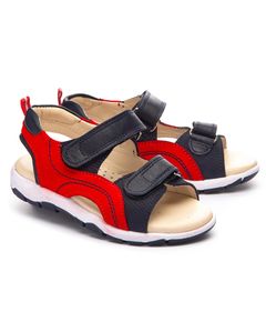 Босоніжки для хлопчиків Theo Leo синього та червоного кольорів, Колір: синій/червоний, Розмір: 33