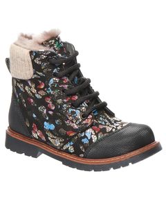 Зимові черевики для дівчаток Theo Leo чорного кольору, Колір: чорний/золотий, Розмір: 27