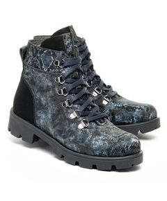 Черевики для дівчат Theo Leo синього кольору, Колір: синій/змія, Розмір: 26