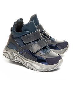 Черевики для дівчат Theo Leo синього кольору, Колір: синій/срібло, Розмір: 26