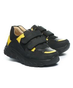 Кросівки дитячі Theo Leo чорного та жовтого кольорів, Колір: чорний/жовтий, Розмір: 27