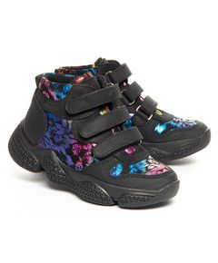 Черевики для дівчат Theo Leo мікс кольорів, Колір: чорний/мікс, Розмір: 22