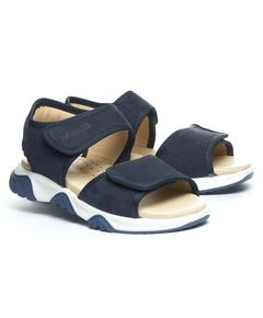 Босоніжки для хлопчиків Theo Leo темно-синього кольору, Колір: т.синій, Розмір: 26