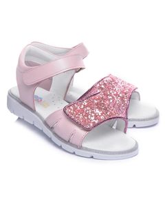 Сандалі для дівчаток Theo Leo рожевого кольору, Колір: рожевий, Розмір: 28