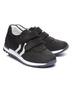 Кросівки для хлопчиків Theo Leo чорного кольору, Колір: чорний/білий, Розмір: 32