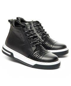 Ботинки детские Theo Leo черного цвета, Цвет: чорний, Размер: 31