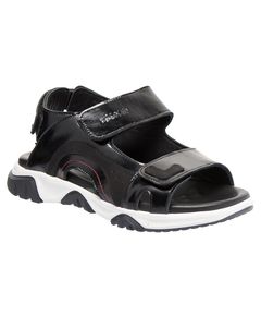 Босоніжки для дівчаток Theo Leo чорного кольору, Колір: чорний, Розмір: 34