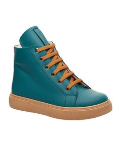 Черевики для дівчат Theo Leo зеленого кольору, Колір: зелений, Розмір: 38