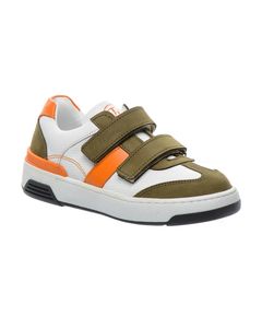 Кеди для хлопчиків Theo Leo білого та хакі кольорів, Колір: білий/хакі, Розмір: 27