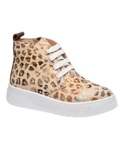 Черевики для дівчаток Theo Leo леопардові, Колір: золотий леопард, Розмір: 31