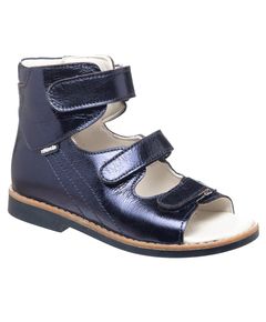 Ортопедичні босоніжки для дівчаток Theo Leo темно-синього кольору, Колір: т.синій, Розмір: 28