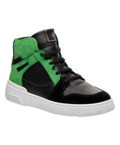 Ботинки для мальчиков Theo Leo черного и зеленого цветов, Цвет: чорний/зелений, Размер: 31