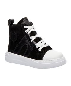 Черевики для дівчаток Theo Leo чорного і білого кольорів, Колір: чорний/білий, Розмір: 31