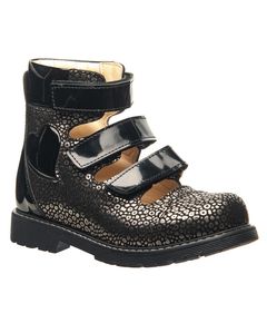 Ортопедичні босоніжки для дівчаток Theo Leo чорного кольору, Колір: чорний, Розмір: 29