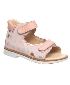 Босоніжки для дівчаток Theo Leo рожевого кольору, Колір: пудра, Розмір: 24