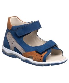 Босоніжки для хлопчиків Theo Leo синього кольору, Колір: т.синій, Розмір: 21