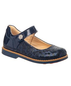Туфли для девочек Theo Leo синего цвета, Цвет: синій/чорний, Размер: 34