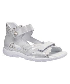 Босоножки для девочек Theo Leo серебряного цвета, Цвет: срібний, Размер: 32