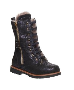 Зимові чоботи для дівчаток Theo Leo синього кольору, Колір: синій, Розмір: 27