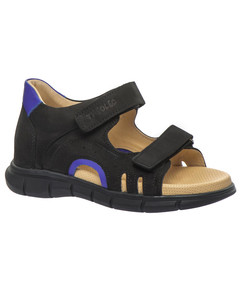 Босоніжки для хлопчиків Theo Leo чорного кольору (LEO-3324 BL), Колір: чорний, Розмір: 26