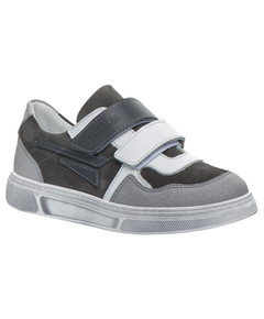 Кеди для хлопчиків Theo Leo білого та сірого кольорів (LEO-3236 SM-WH), Колір: сірий/білий, Розмір: 22