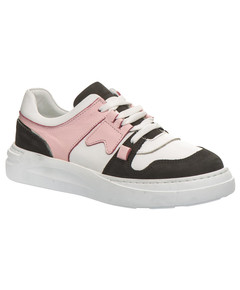 Кеди для дівчаток Theo Leo білого, рожевого та чорного кольорів (LEO-3445 WH-BL), Колір: білий/чорний/рожевий, Розмір: 33