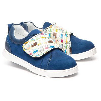 Мокасини для хлопчиків Theo Leo синього кольору, Колір: синій /мікс, Розмір: 21