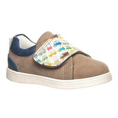 Мокасини для хлопчиків Theo Leo бежевого та синього кольорів, Колір: пісочний, Розмір: 20, зображення 3