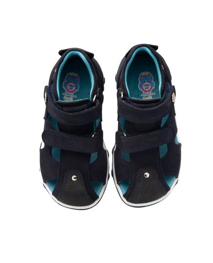 Босоніжки для хлопчиків Theo Leo темно-синього кольору, Колір: синій, Розмір: 21, зображення 3