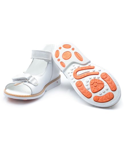 Босоніжки для дівчаток Theo Leo білого кольору, Колір: білий, Розмір: 26, зображення 5