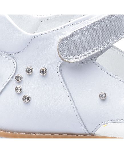 Босоніжки для дівчаток Theo Leo білого кольору, Колір: білий, Розмір: 26, зображення 4