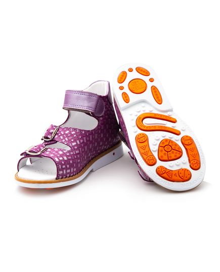 Босоніжки для дівчаток Theo Leo рожевого кольору, Колір: рожевий, Розмір: 21, зображення 3