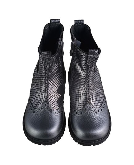 Ботинки для девочек Theo Leo серого цвета, Цвет: сріблястий/сірий, Размер: 26, изображение 3