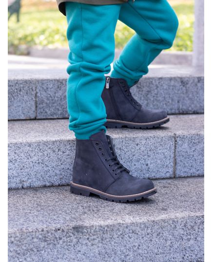 Черевики дитячі Theo Leo чорного кольору, Колір: чорний, Розмір: 28, зображення 2