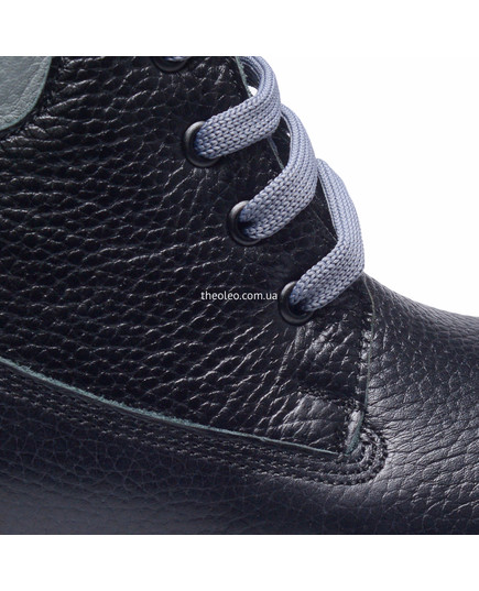 Ботинки для мальчиков Theo Leo черного цвета, Цвет: чорний, Размер: 22, изображение 3
