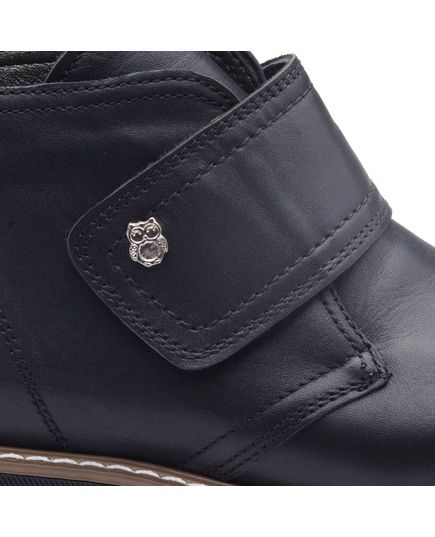 Ботинки для мальчиков Theo Leo черного цвета, Цвет: чорний, Размер: 26, изображение 4