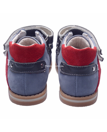 Ботинки для мальчиков Theo Leo серого цвета, Цвет: сірий, Размер: 18, изображение 4