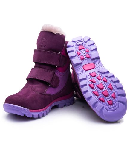 Зимові черевики для дівчаток Theo Leo фіолетового кольору, Колір: фіолетовий, Розмір: 20, зображення 4