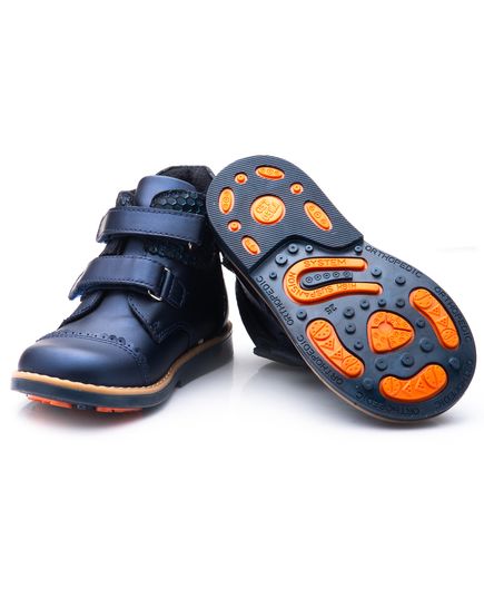 Черевики для дівчат Theo Leo темно-синього кольору, Колір: т.синій, Розмір: 19, зображення 5