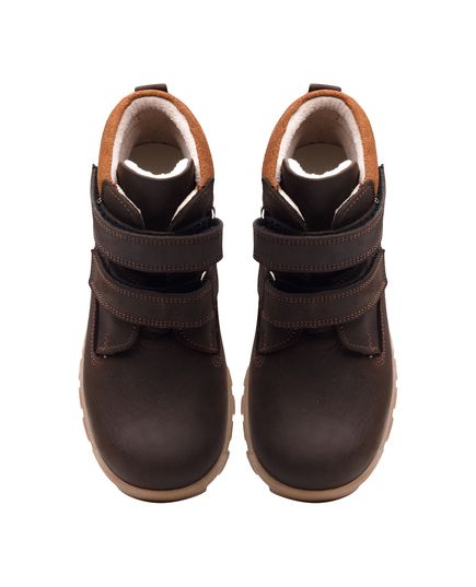 Черевики для хлопчиків Theo Leo коричневого кольору, Колір: коричневий, Розмір: 31, зображення 4