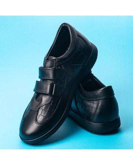 Мокасины для мальчиков Theo Leo черного цвета, Цвет: чорний, Размер: 36, изображение 3