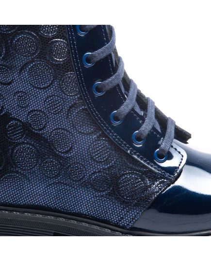 Черевики для дівчат Theo Leo темно-синього кольору, Колір: т.синій, Розмір: 27, зображення 3