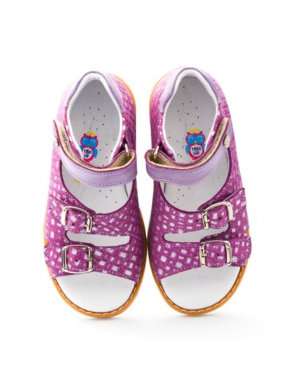 Босоніжки для дівчаток Theo Leo рожевого кольору, Колір: рожевий, Розмір: 21, зображення 4