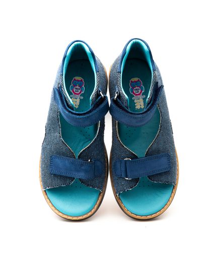 Босоніжки для хлопчиків Theo Leo синього кольору, Колір: синій, Розмір: 31, зображення 4